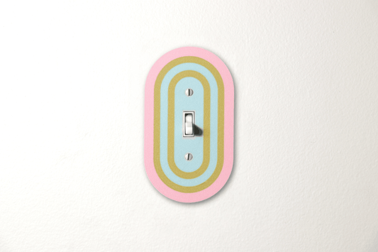 Soft Pastels Light Switch Cover