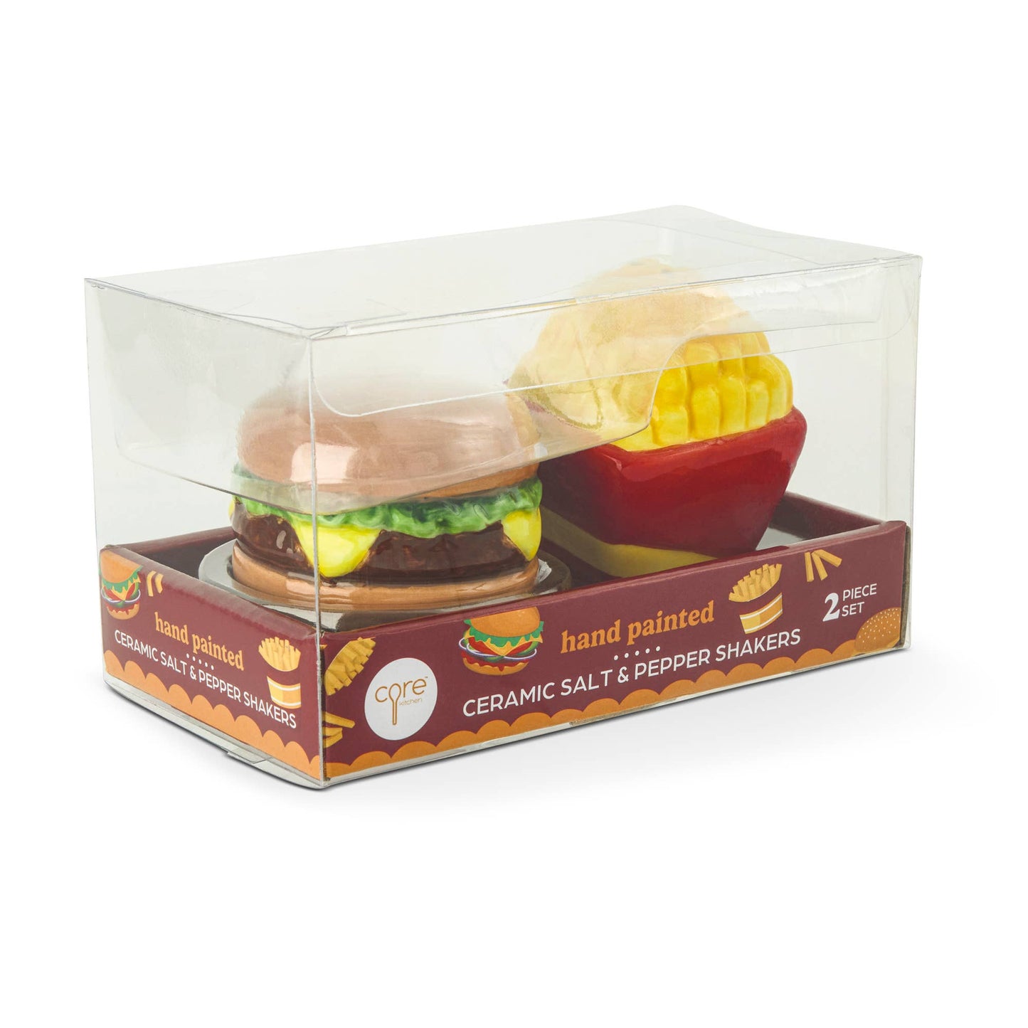 S&P Shaker Set - Hamburger and Fries