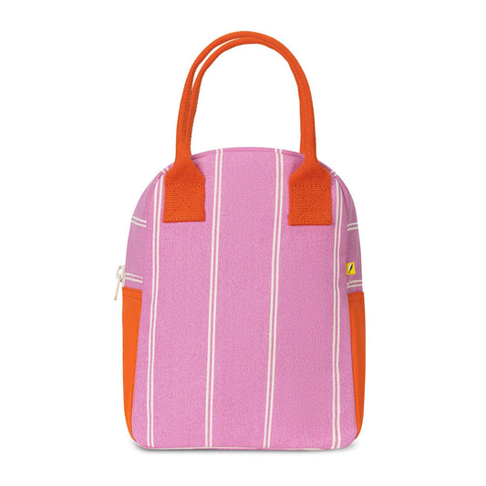Fluf Shirt Stripe Organic Cotton Zipper Lunch Bag