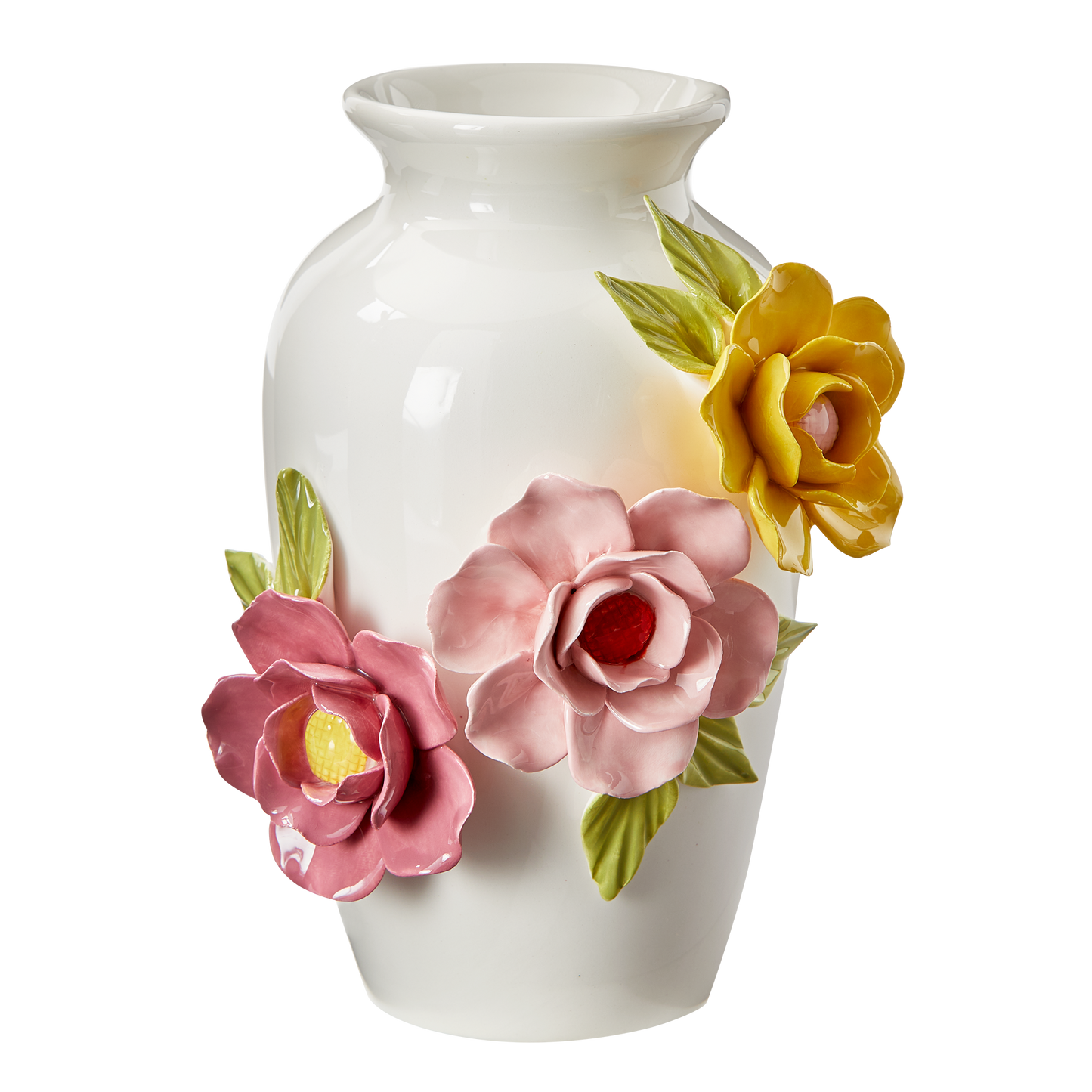 Fiora Vase Multi Earthenware Spring