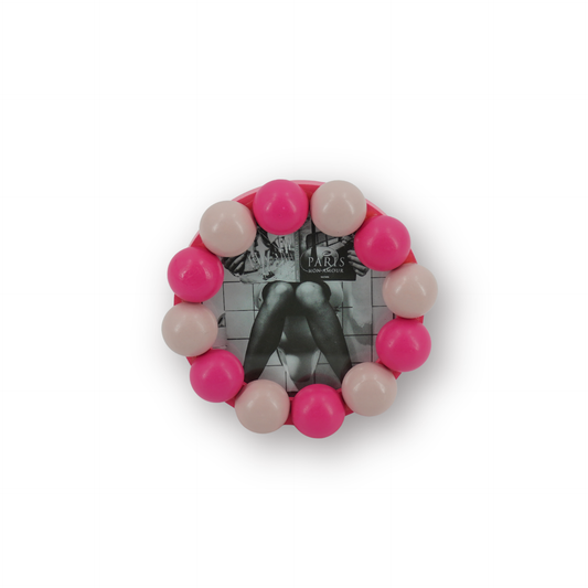 Picture Frame - Bubbles - Light/Neon Pink -14.5x14.5cm
