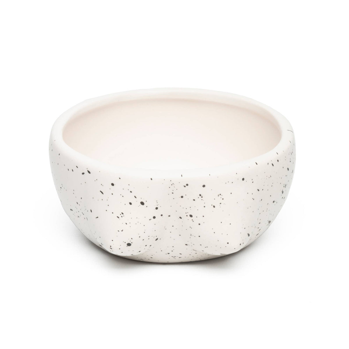 Hand-Painted Tits Bowl, White