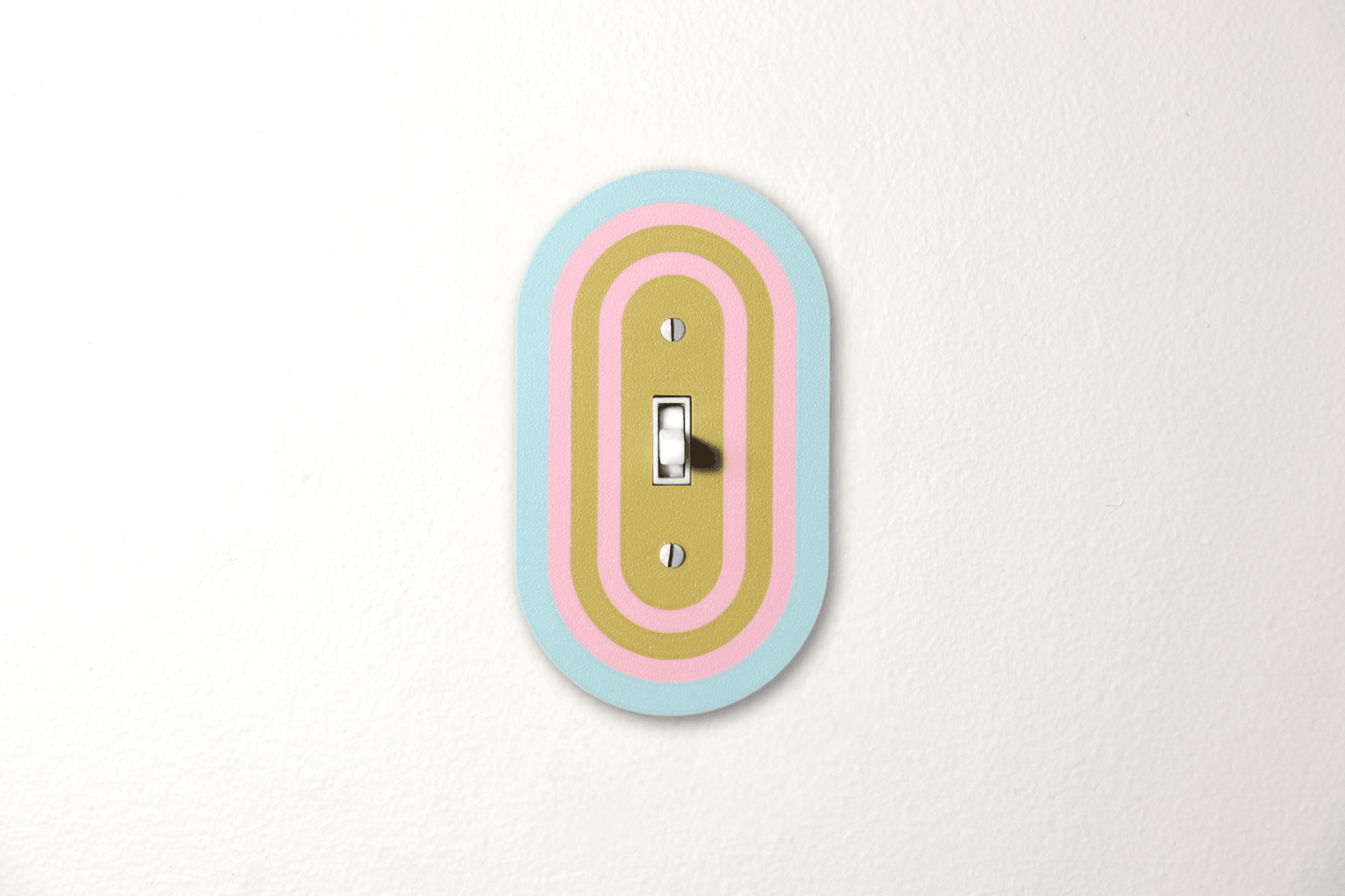 Dreamy Pastels Light Switch Cover, Rainbow Wall Plate