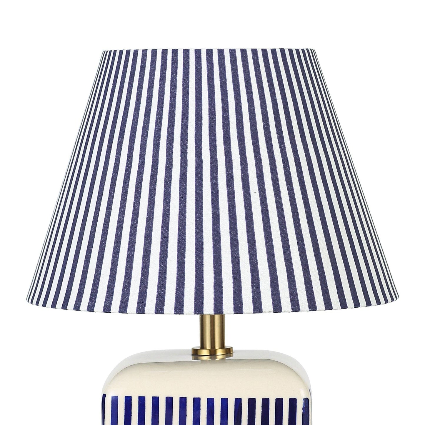 Amaris Ceramic Striped Table Lamp