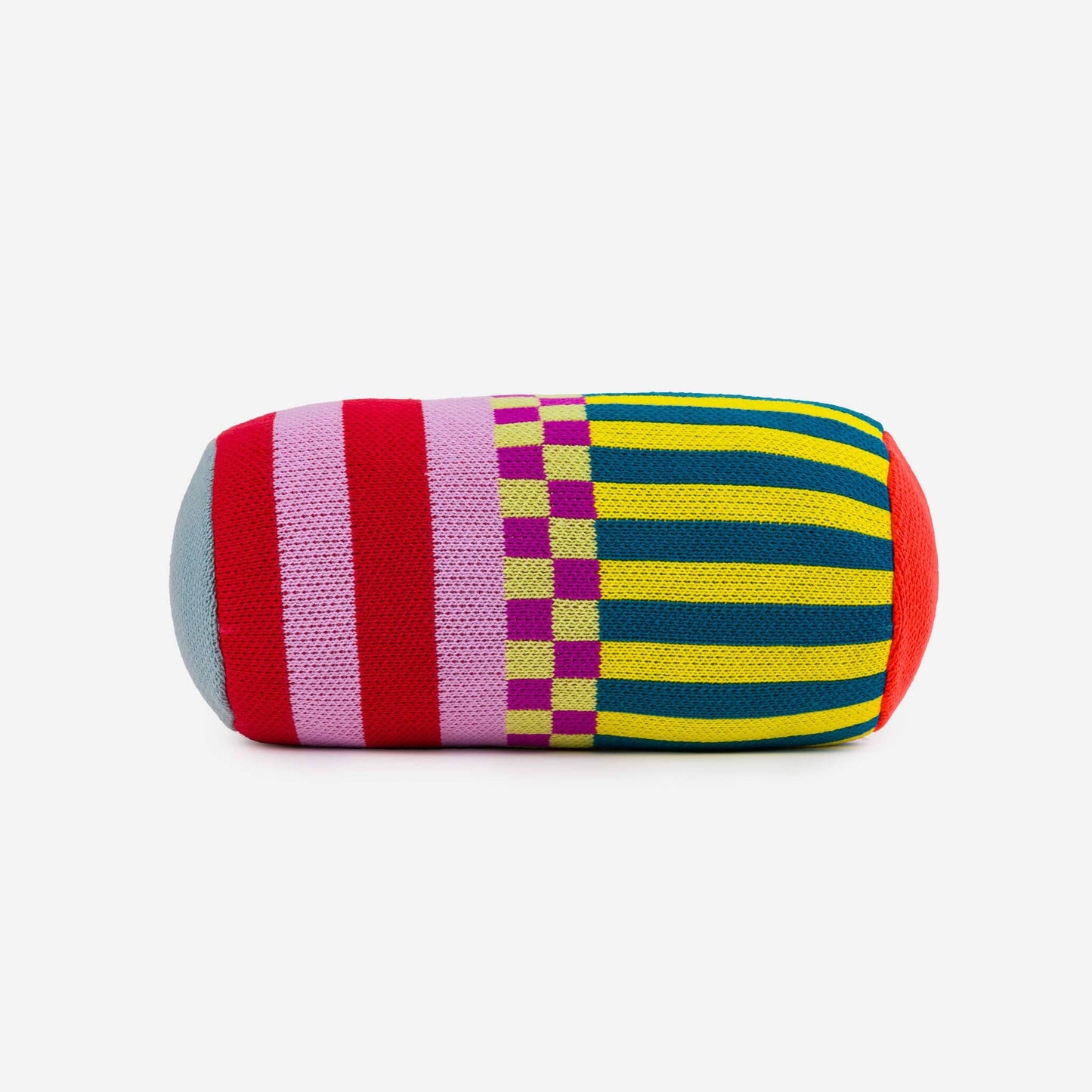 Pattern Patch Bolster Pillow