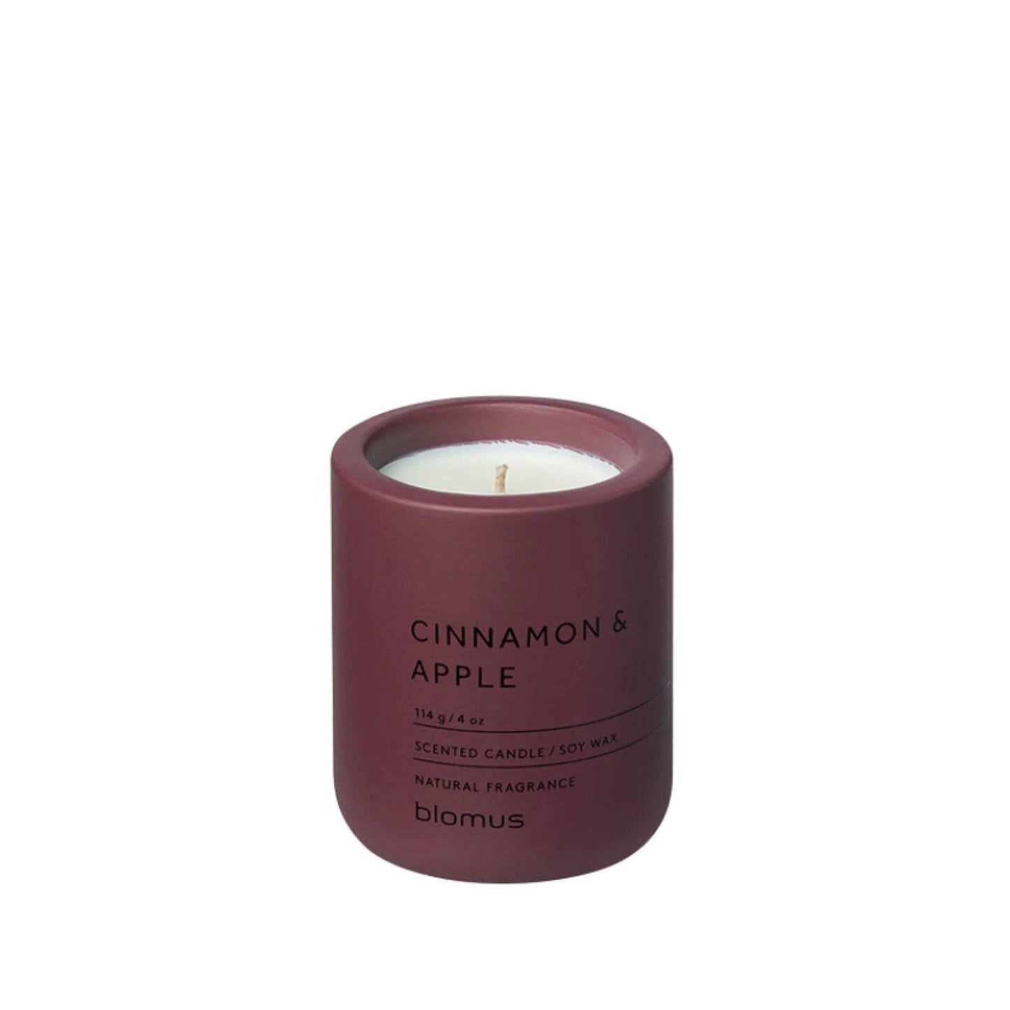 Soy Wax Scented Candle in Concrete Container – Small, 24hr Burn, Multiple Scents