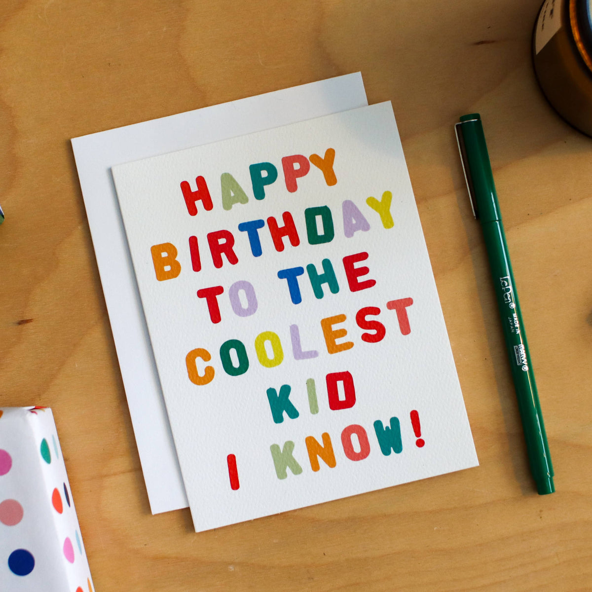 COOLEST KID BIRTHDAY - greeting card