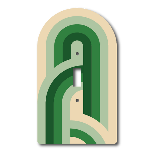 Retro Archway Light Switch Cover, Go-Go & Envy