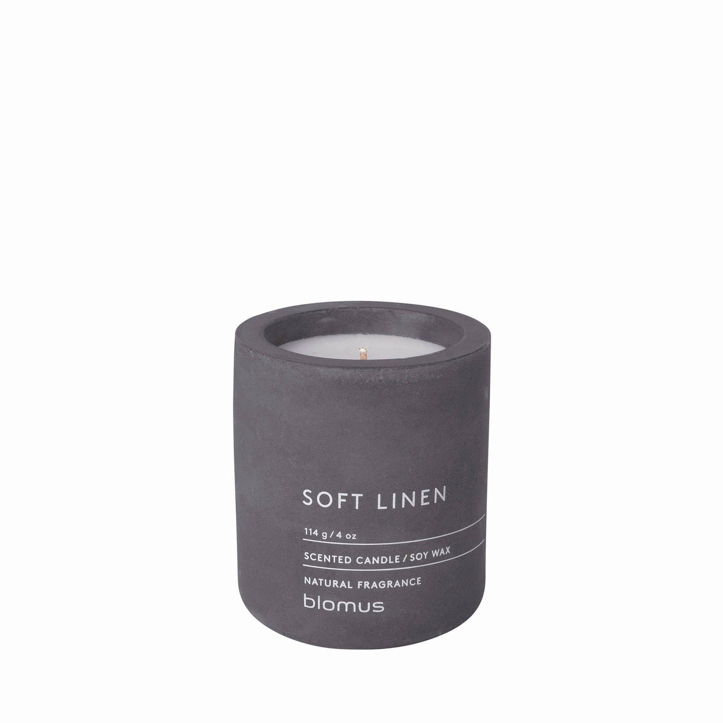 Soy Wax Scented Candle in Concrete Container – Small, 24hr Burn, Multiple Scents