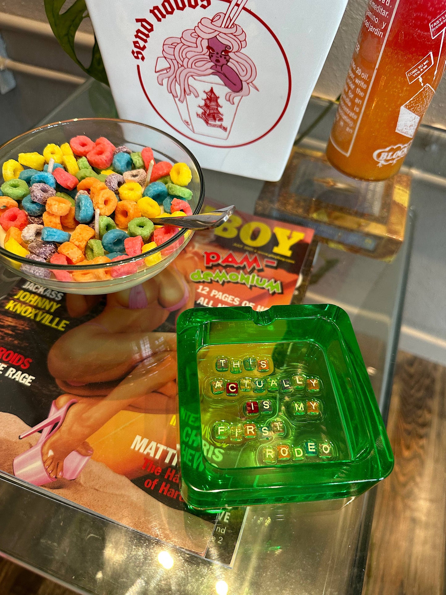 'This actually is my first rodeo' Tray