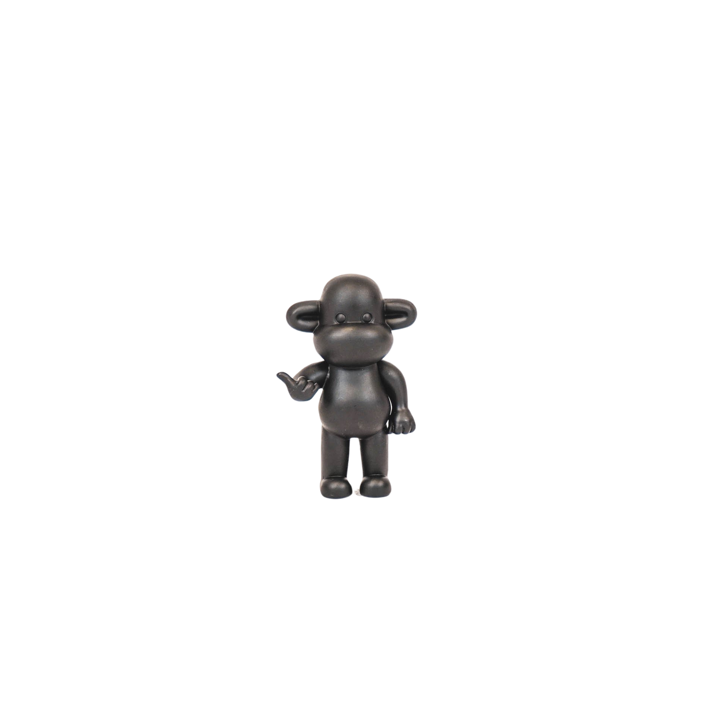 Figurine - Hang Loose Monkey Figurine 'The Legend' - Black - 11x7x19cm