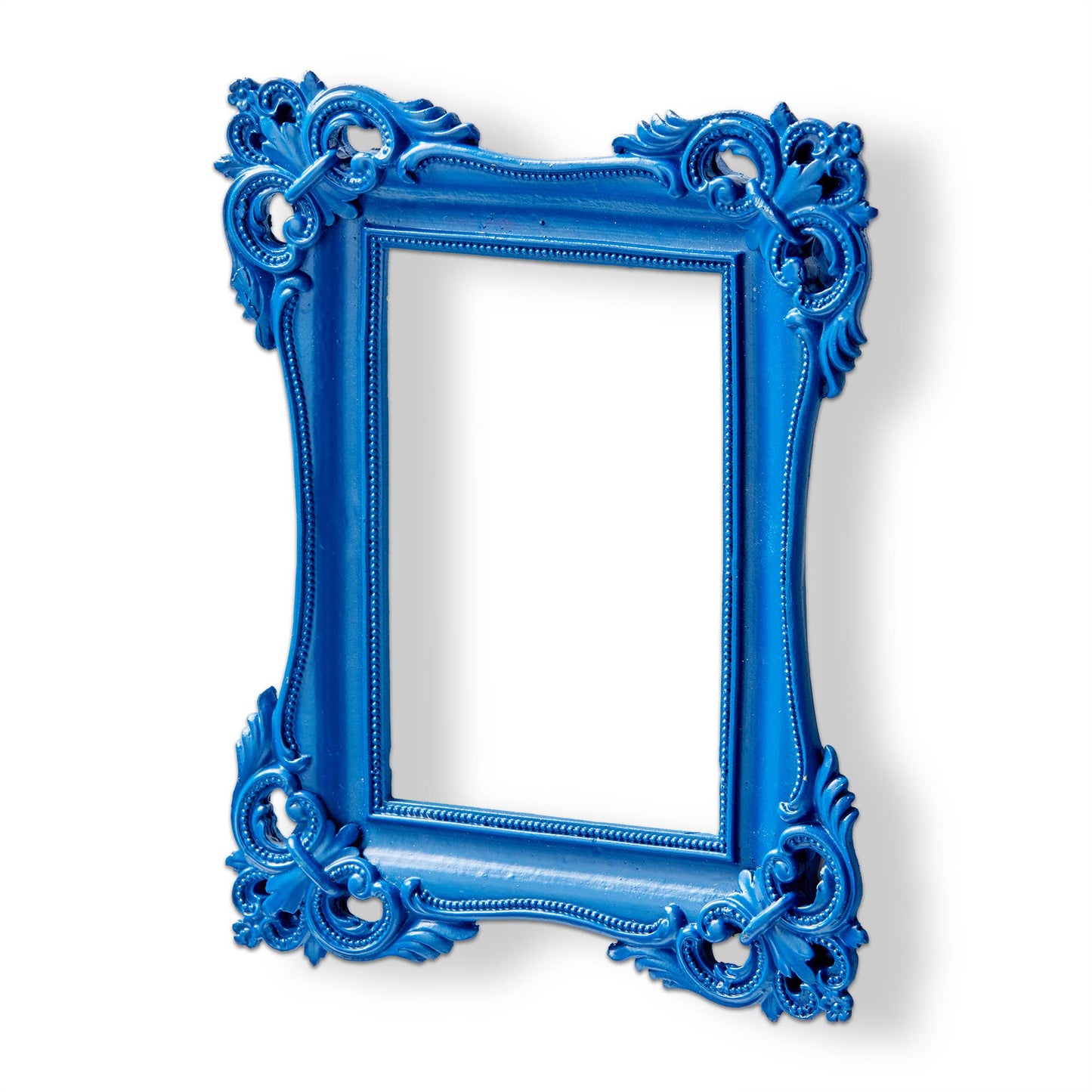 Dark Blue Resin Rectangular Wall Art