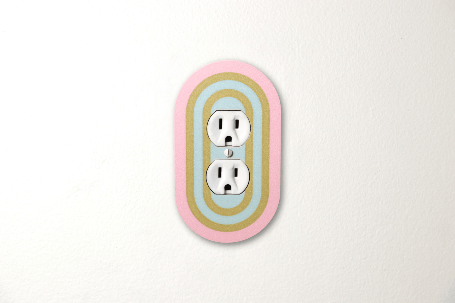 Soft Pastels Light Switch Cover, Rainbow Wall Plate
