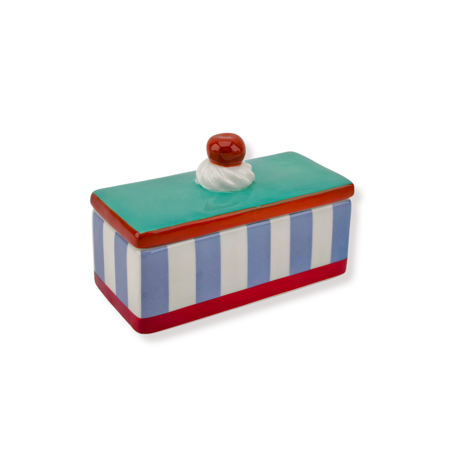 Storage jar - Tompouche - Blue/Purple - 14x6x6cm
