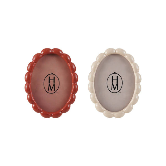 Oval MDF Scalloped Picture Frame