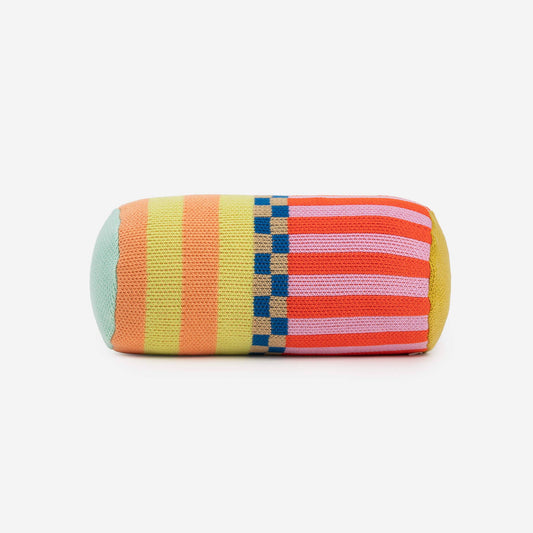 Pattern Patch Bolster Pillow