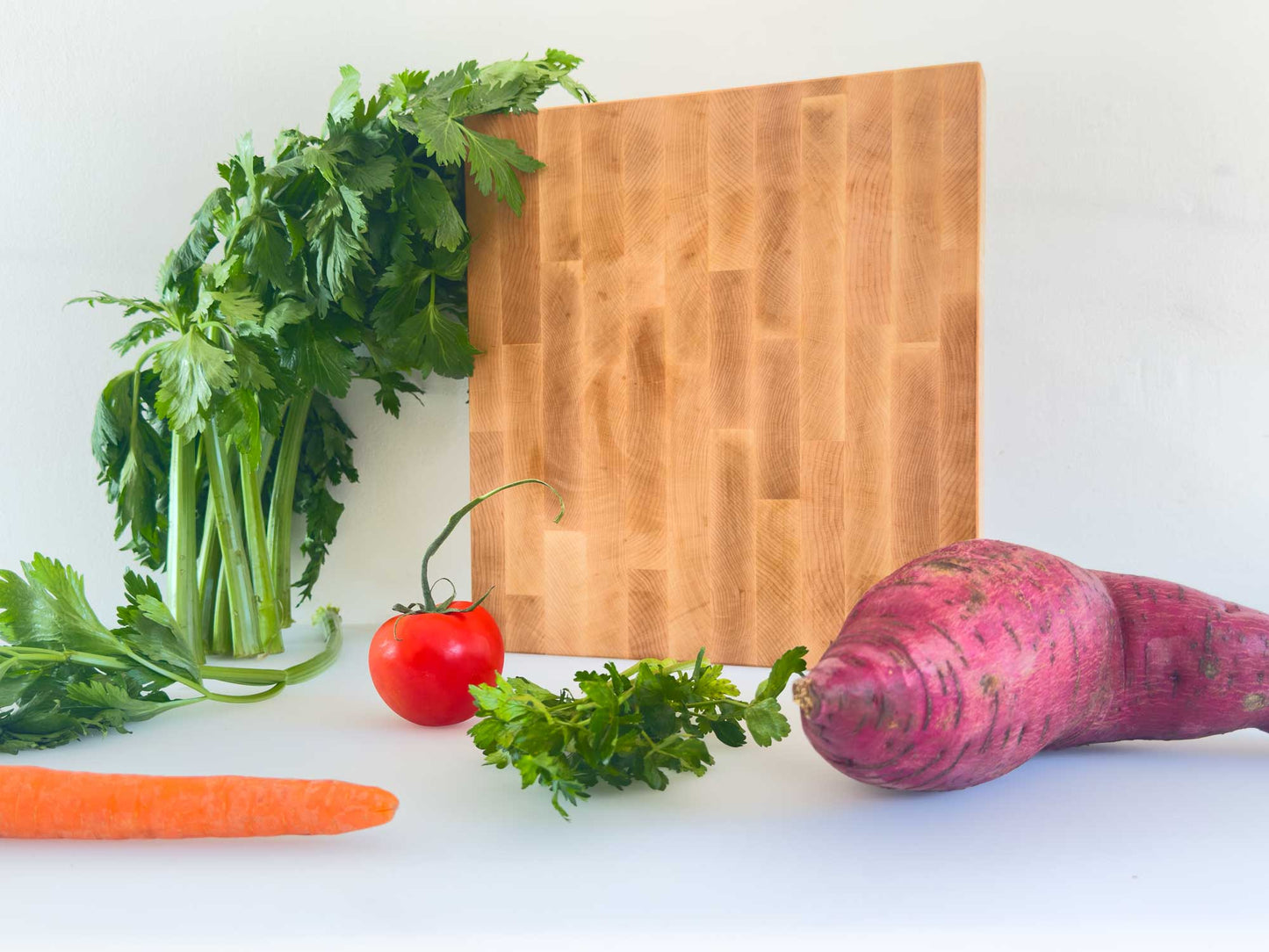 Cutting Board End-Grain Butcher Block 12×13×2