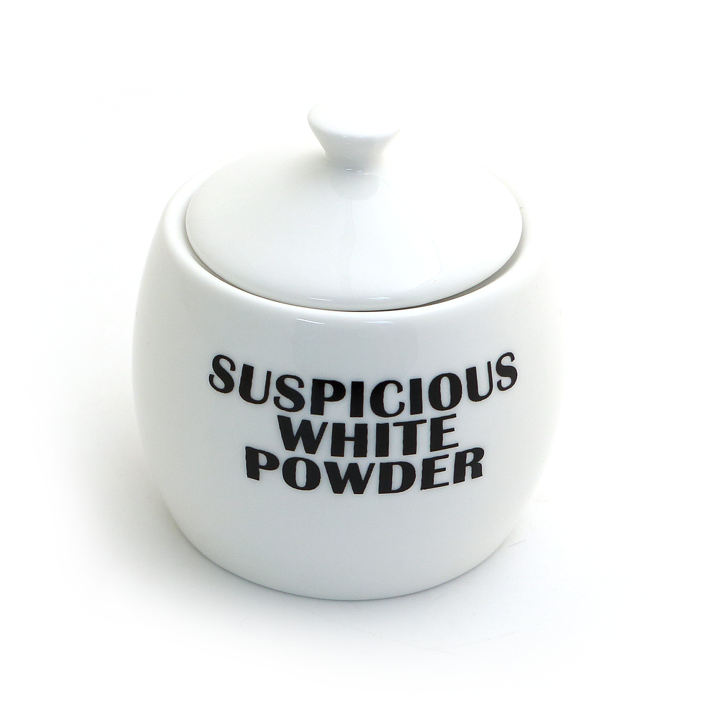 Suspicious White Powder Round Sugar Bowl - LIMITED EDITION