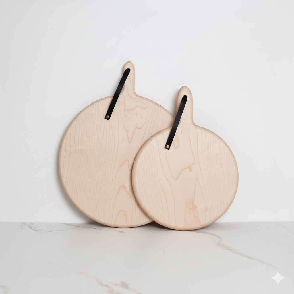 Cutting Board Circle Board Handcrafted Hardwood
