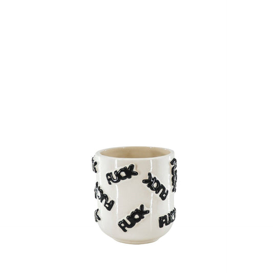 F-word Pot White/Black