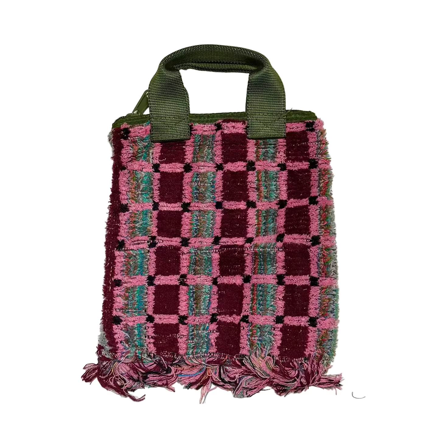 TRUCK SEAT FABRIC SMALL TOTE