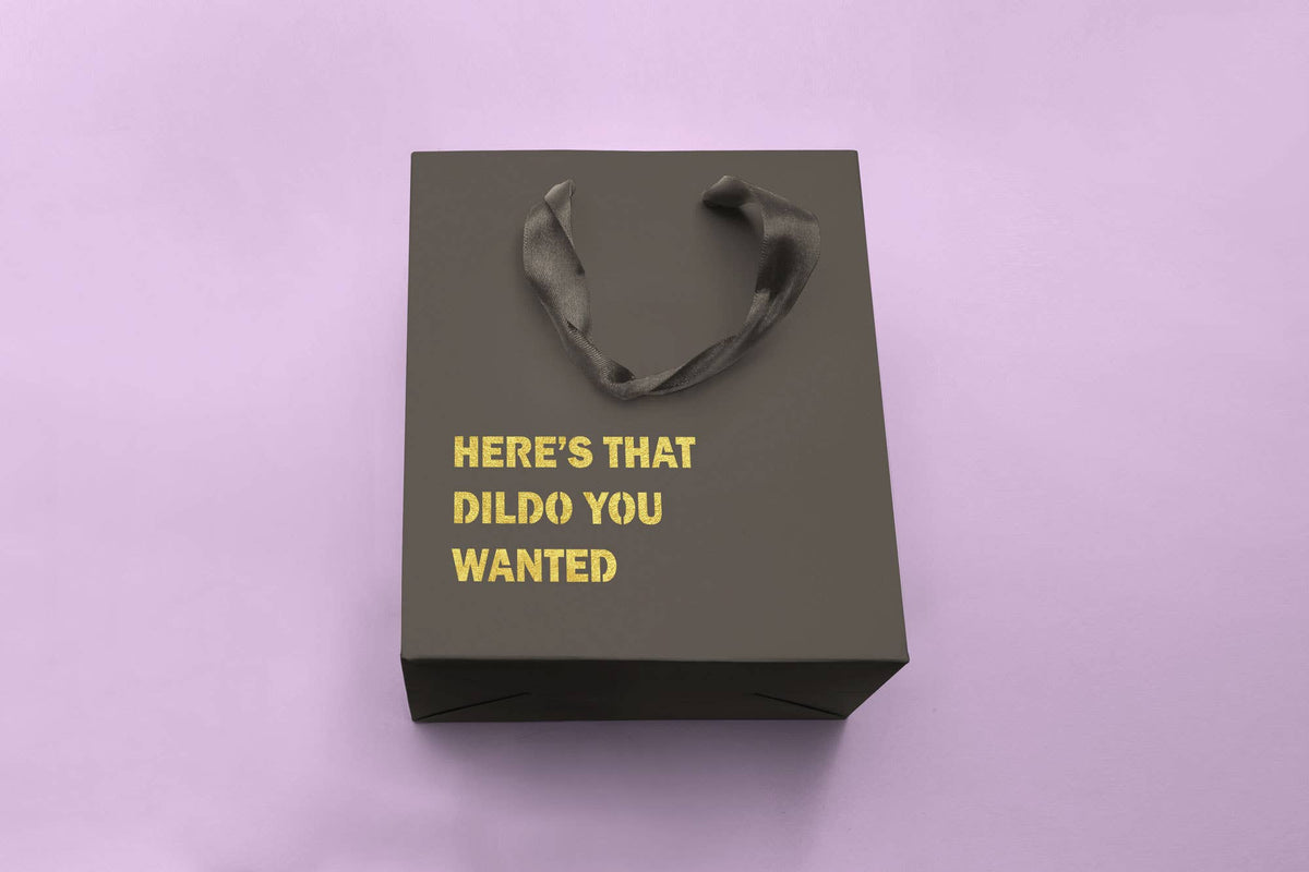 Here's that Dildo You Wanted Funny  Adult Humor Gift Bag