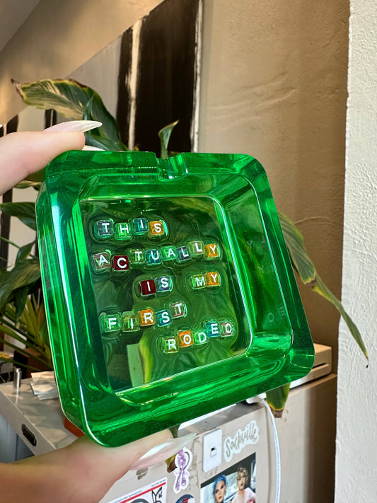'This actually is my first rodeo' Tray