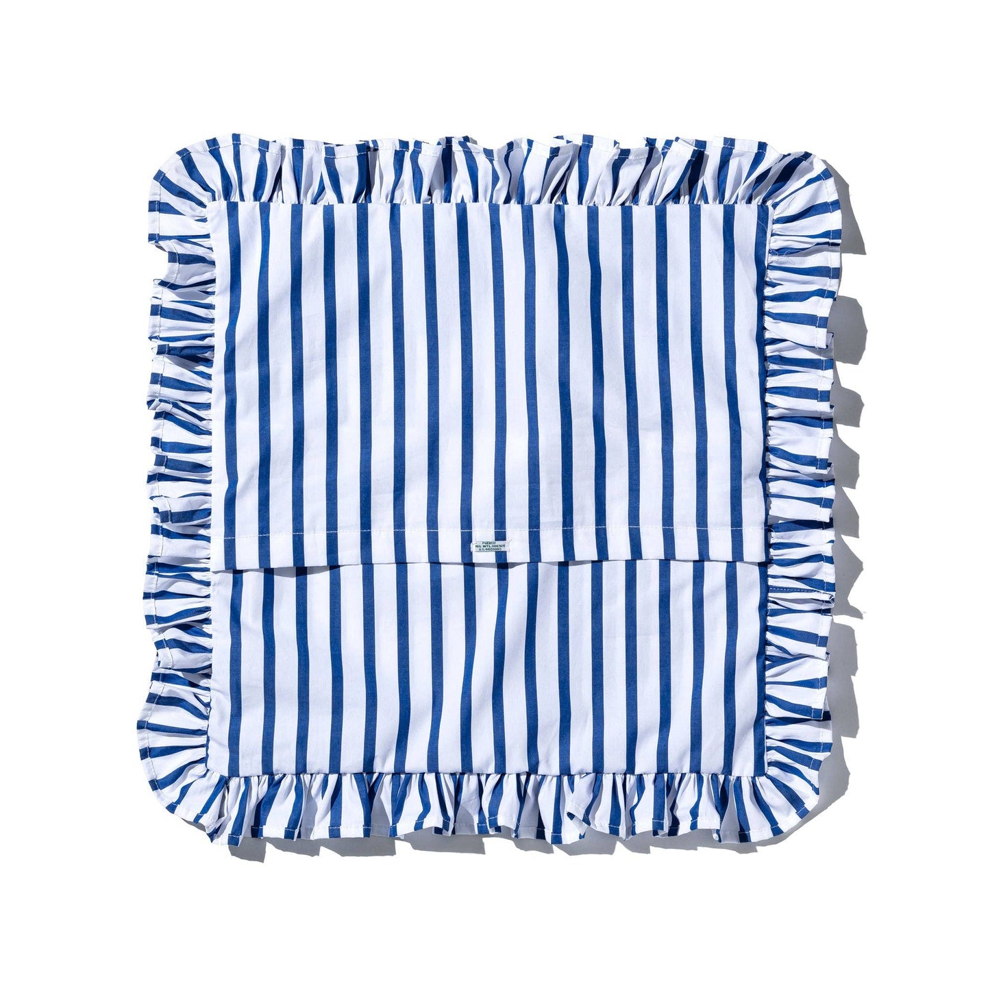 Shirt Fabric Ruffle Cushion Cover