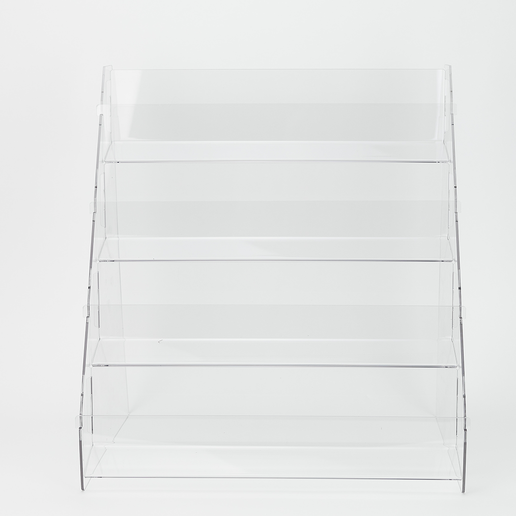 Greeting Card Display Rack - Acrylic Counter Rack - Filled