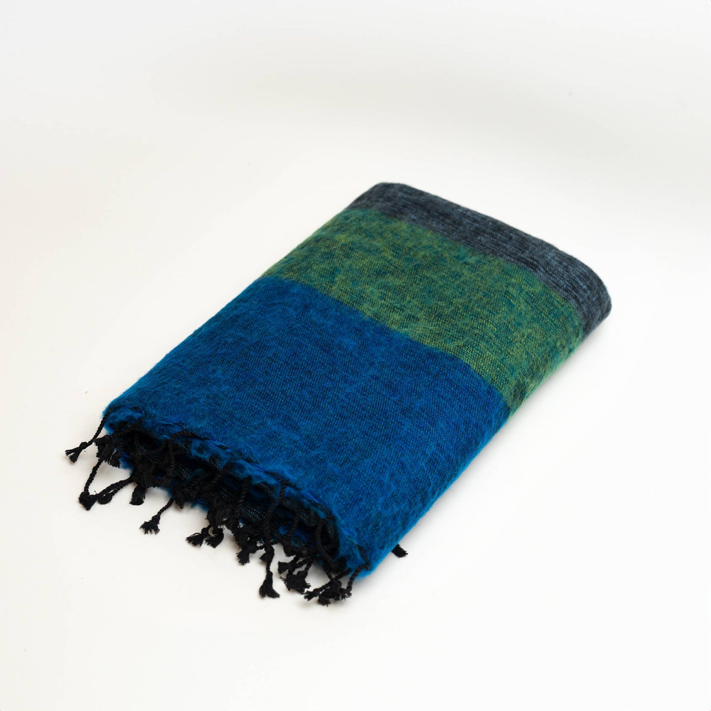 Extra Soft Yak wool Travel Throw Blanket  46"x90" Handmade