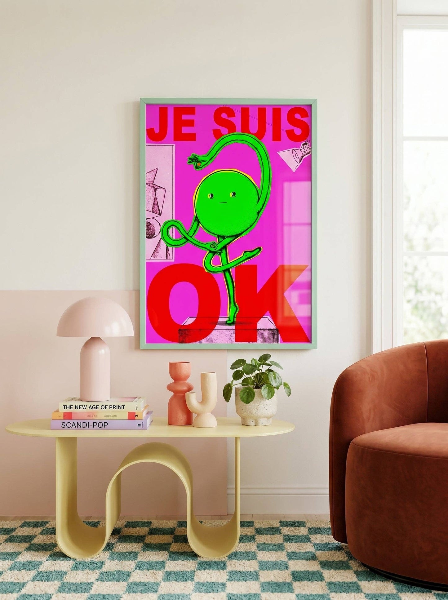 Display "I am ok"