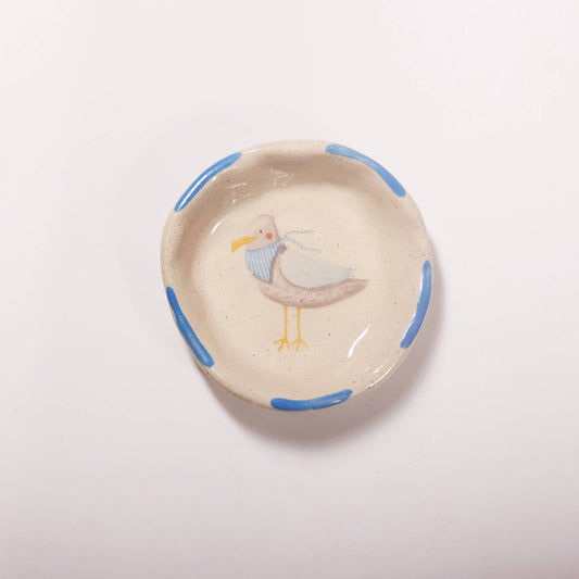 Mini Seagull Trinket Tray-Trinket Dish-Ceramic Tasting Bowl