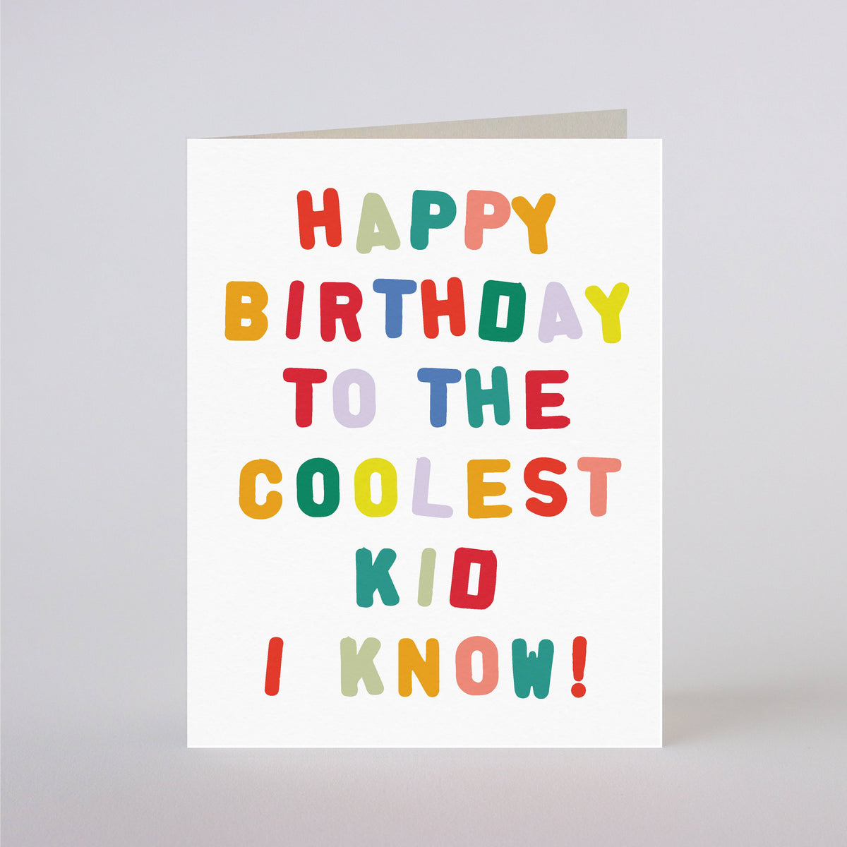 COOLEST KID BIRTHDAY - greeting card