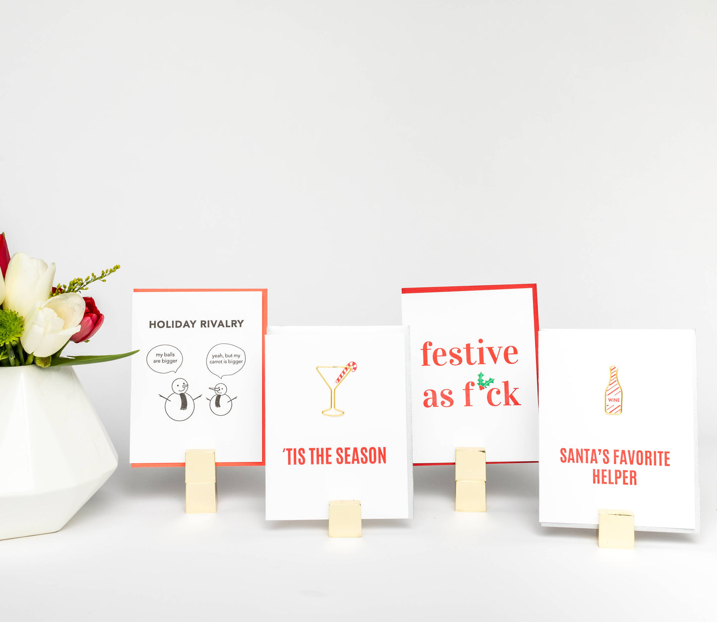 Festive as F*ck - Christmas | Holiday Letterpress Card