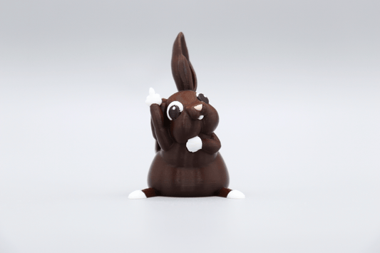 Rabbit Middle Finger Figurine, Funny Gag Gift