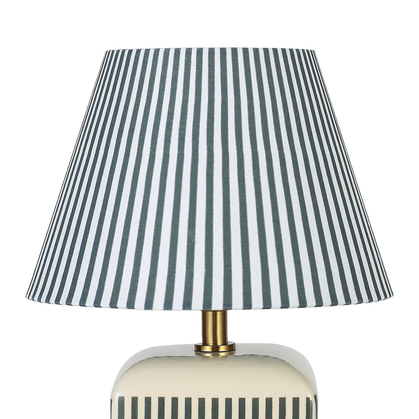 Amaris Ceramic Striped Table Lamp