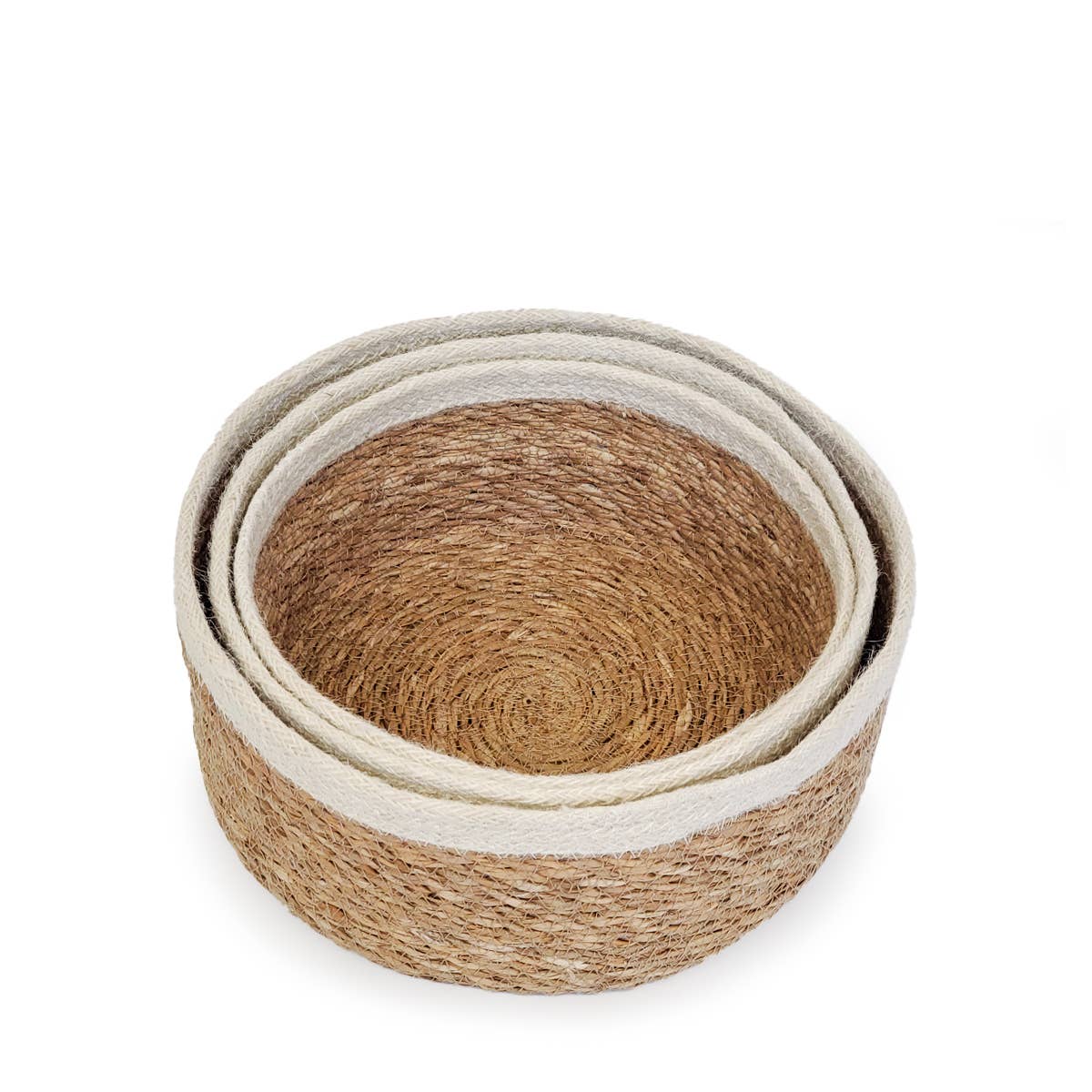 Handwoven Wicker Basket • Savar Storage Bowl - Set of 3