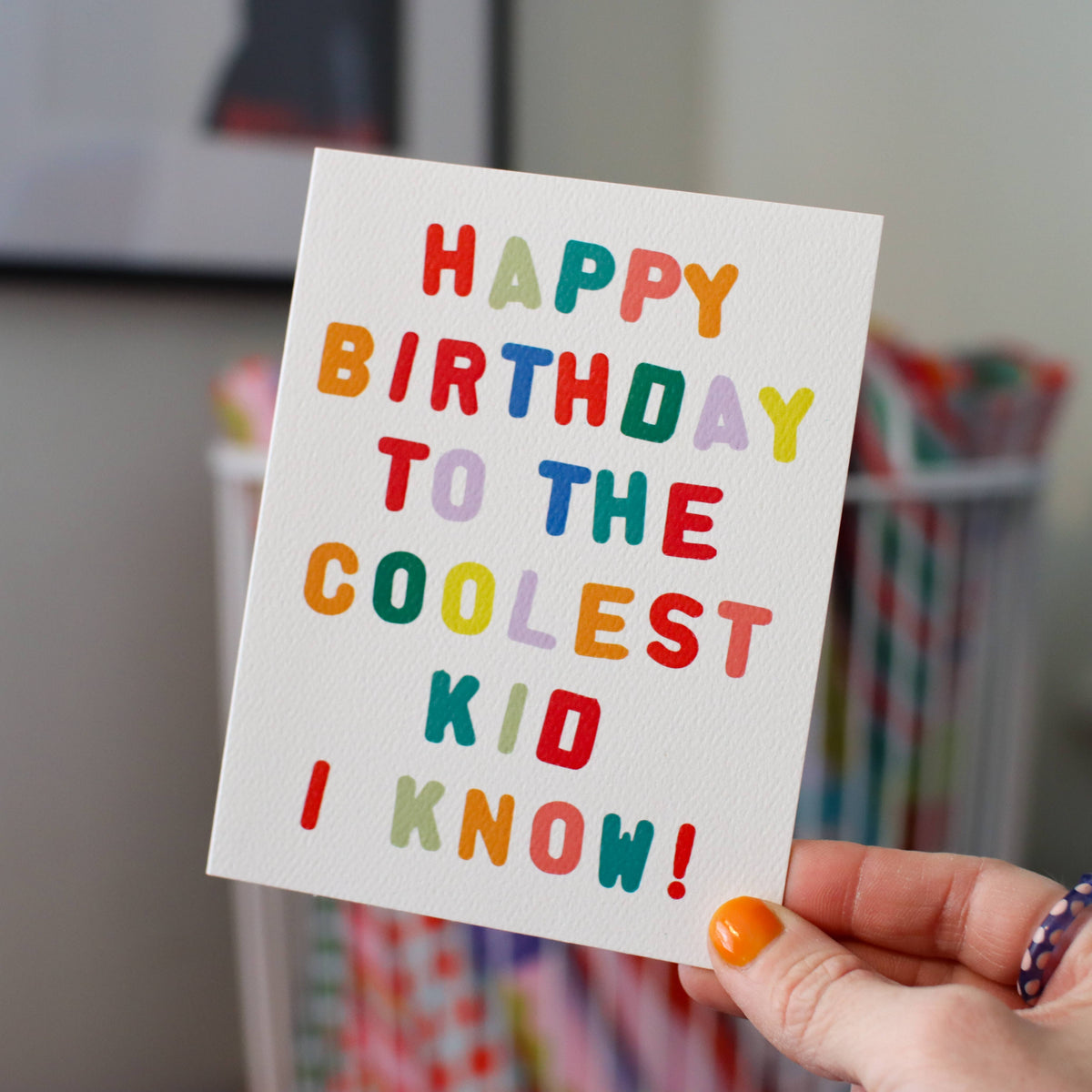 COOLEST KID BIRTHDAY - greeting card