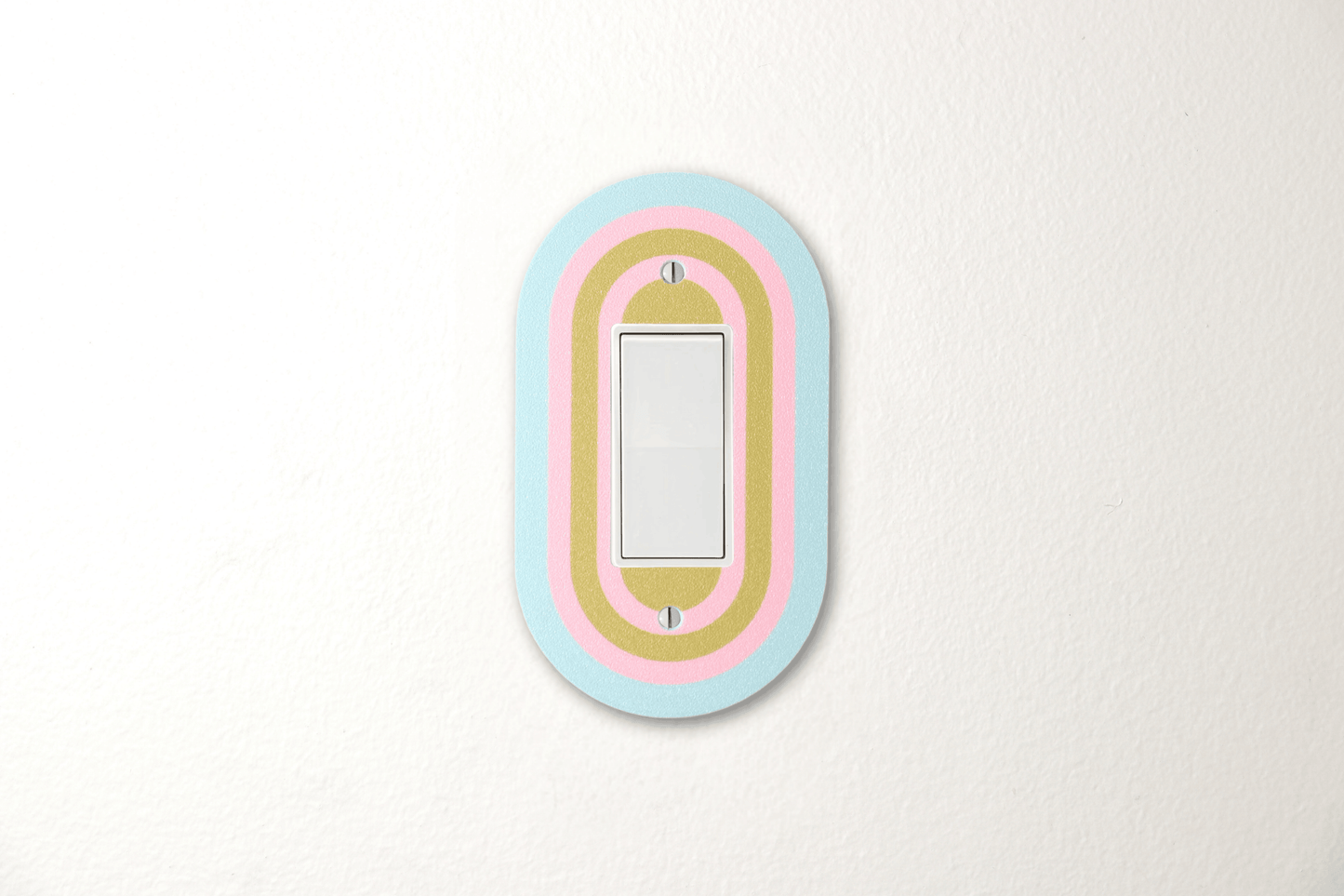 Dreamy Pastels Light Switch Cover, Rainbow Wall Plate