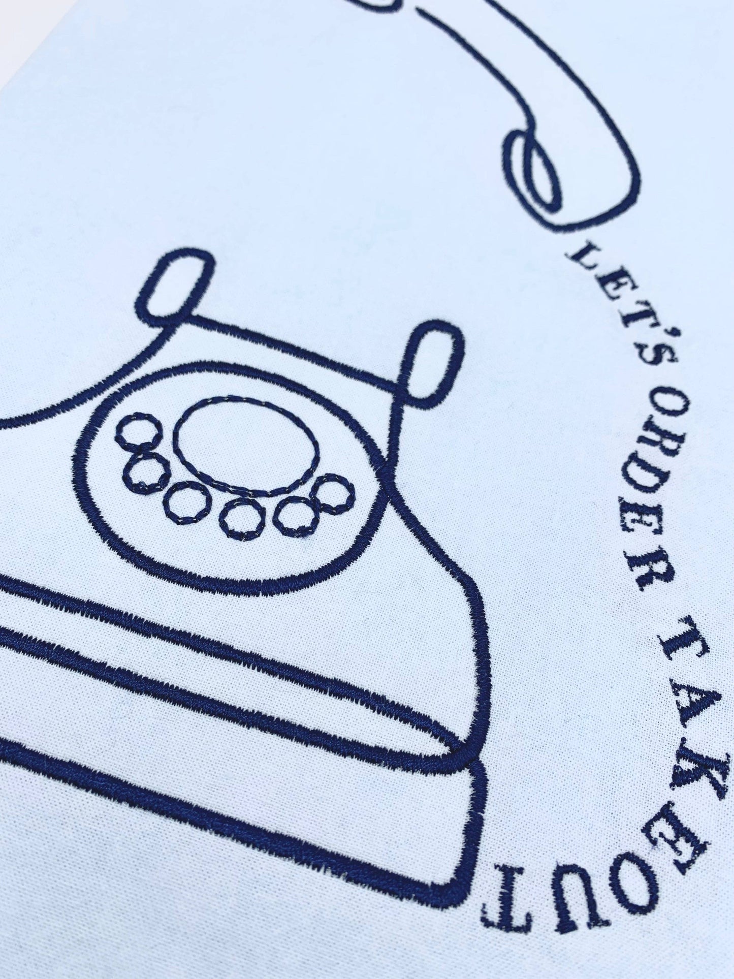 Let's Order Takeout Tea Towel