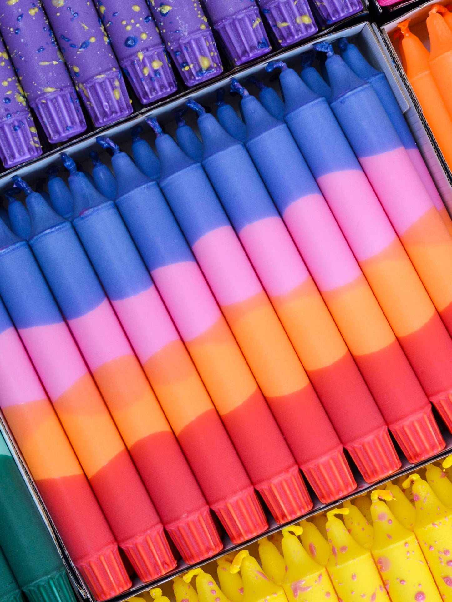 Taper candles- Summer Party / Sunrise Glow