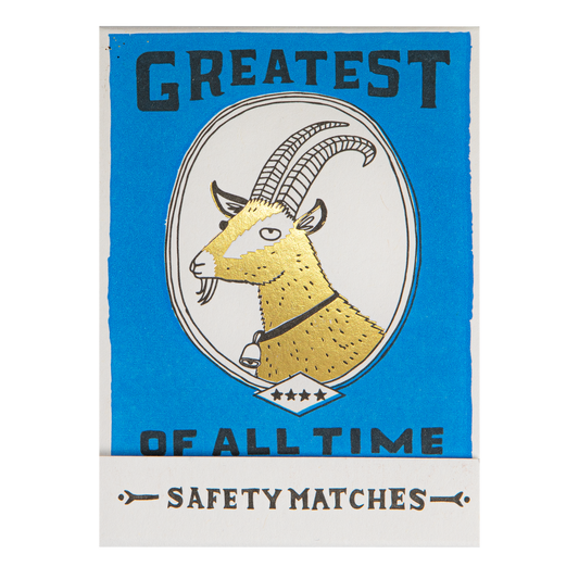 Archivist Greatest of All Time Matchbook, 10 Matches