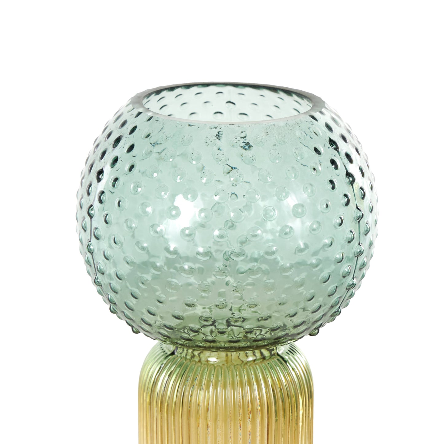 Eclectic Multi Colored Glass Vase