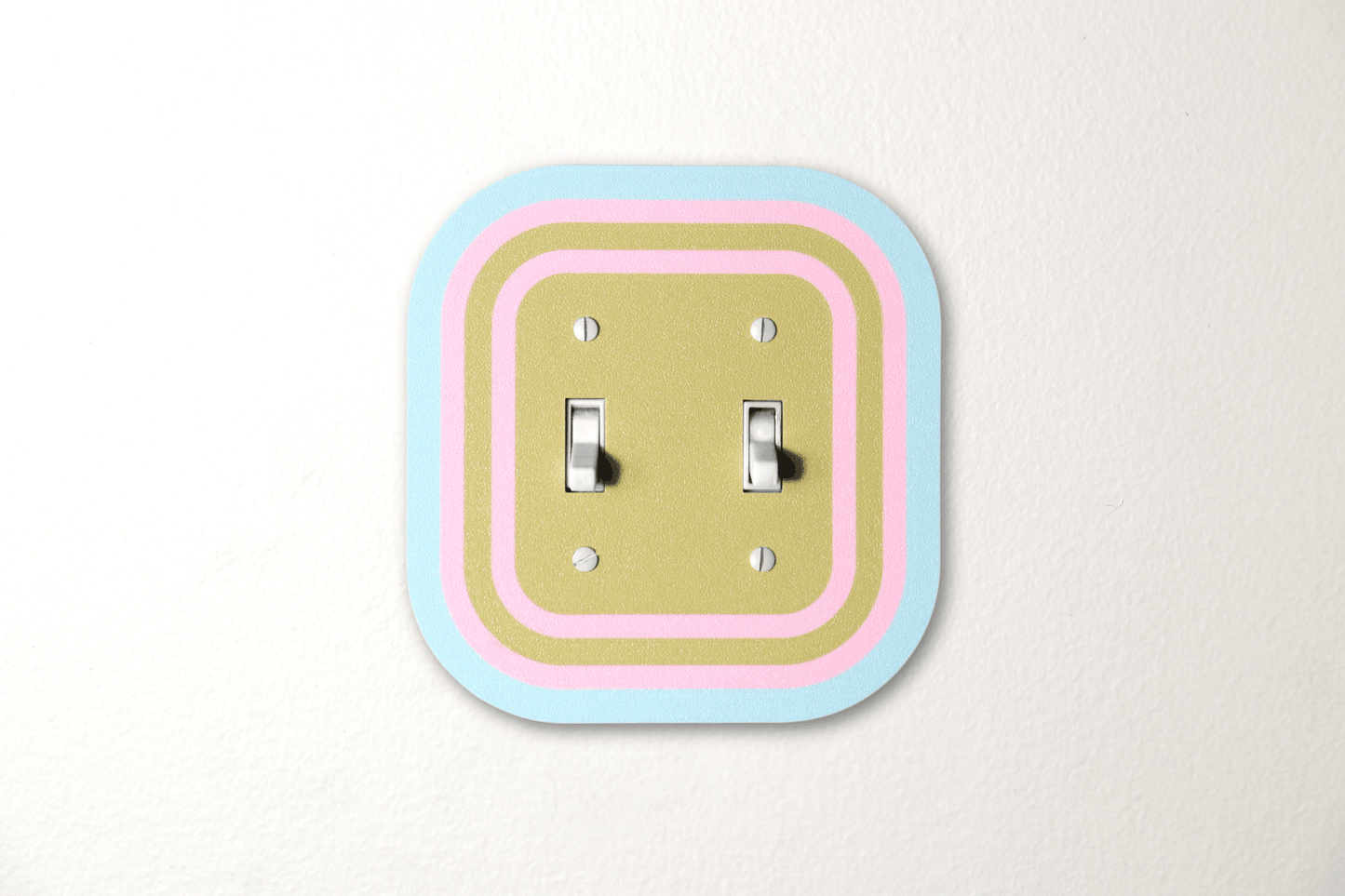 Dreamy Pastels Light Switch Cover, Rainbow Wall Plate