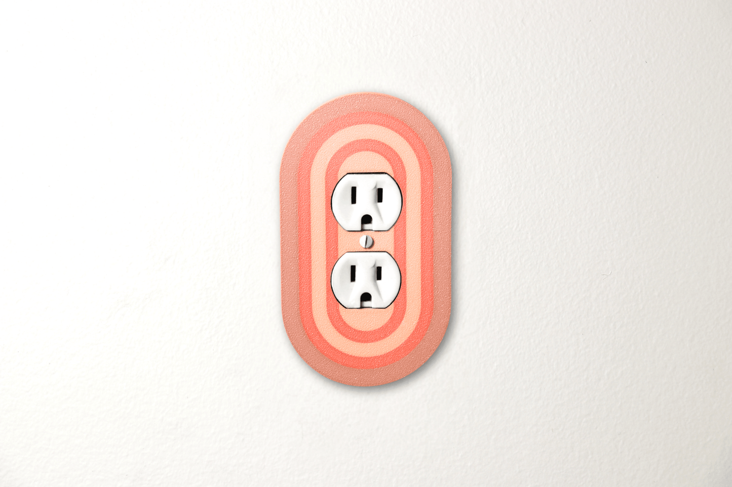 Rustic Ember Light Switch Cover, Rainbow Wall Plate