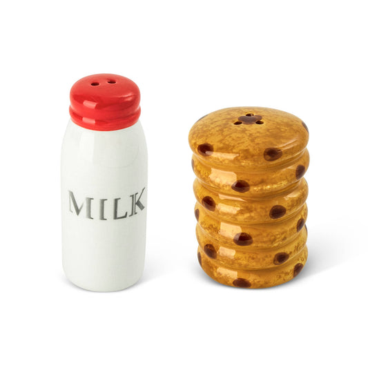 S&P Shaker Set - Milk and Cookies