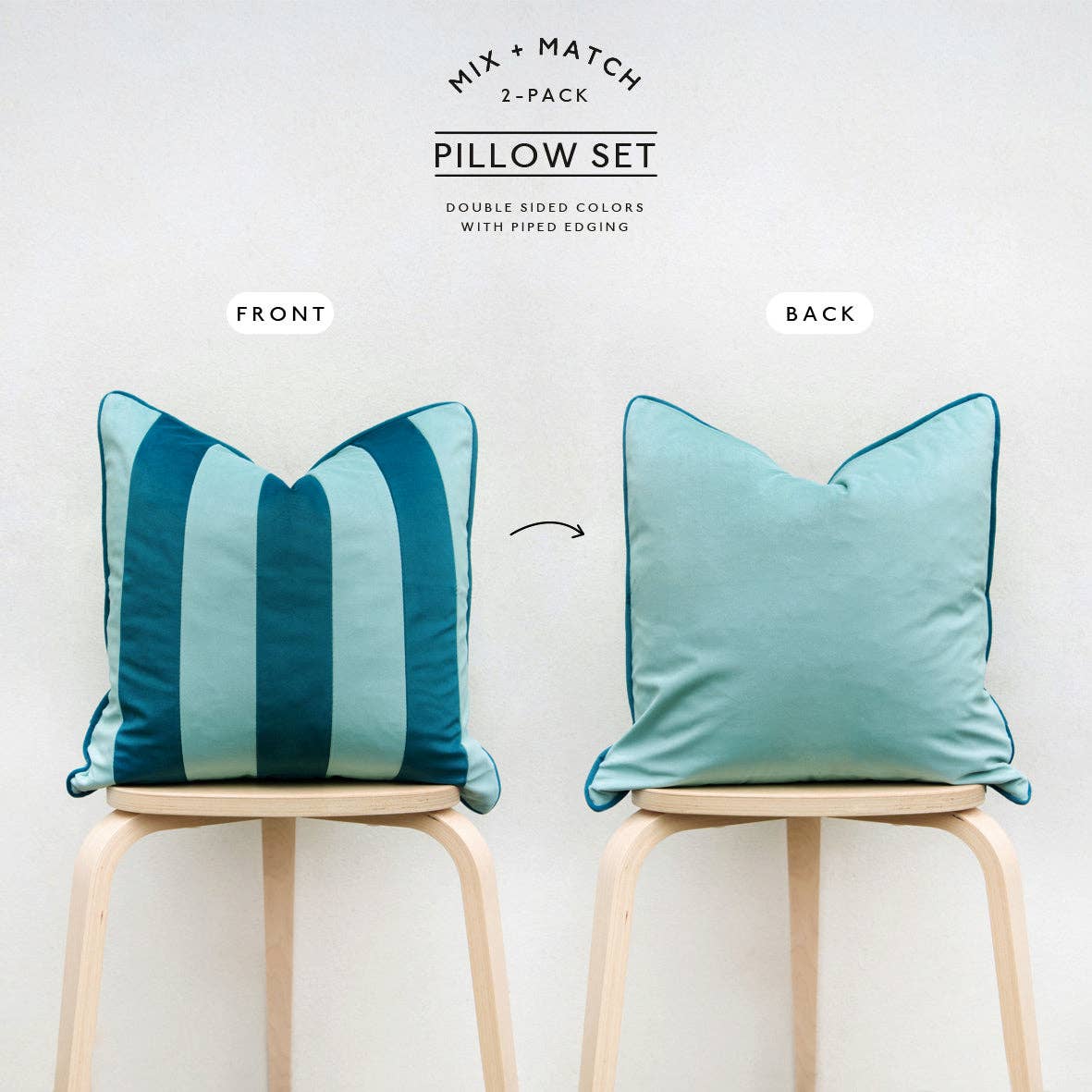 Tamarindo Pillow Blue/Light Blue