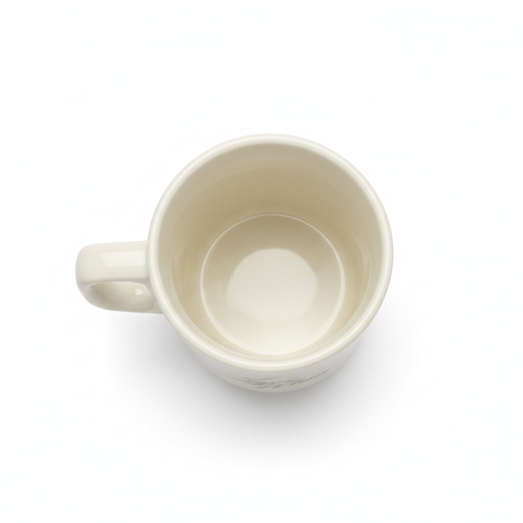 Mug top-down view
