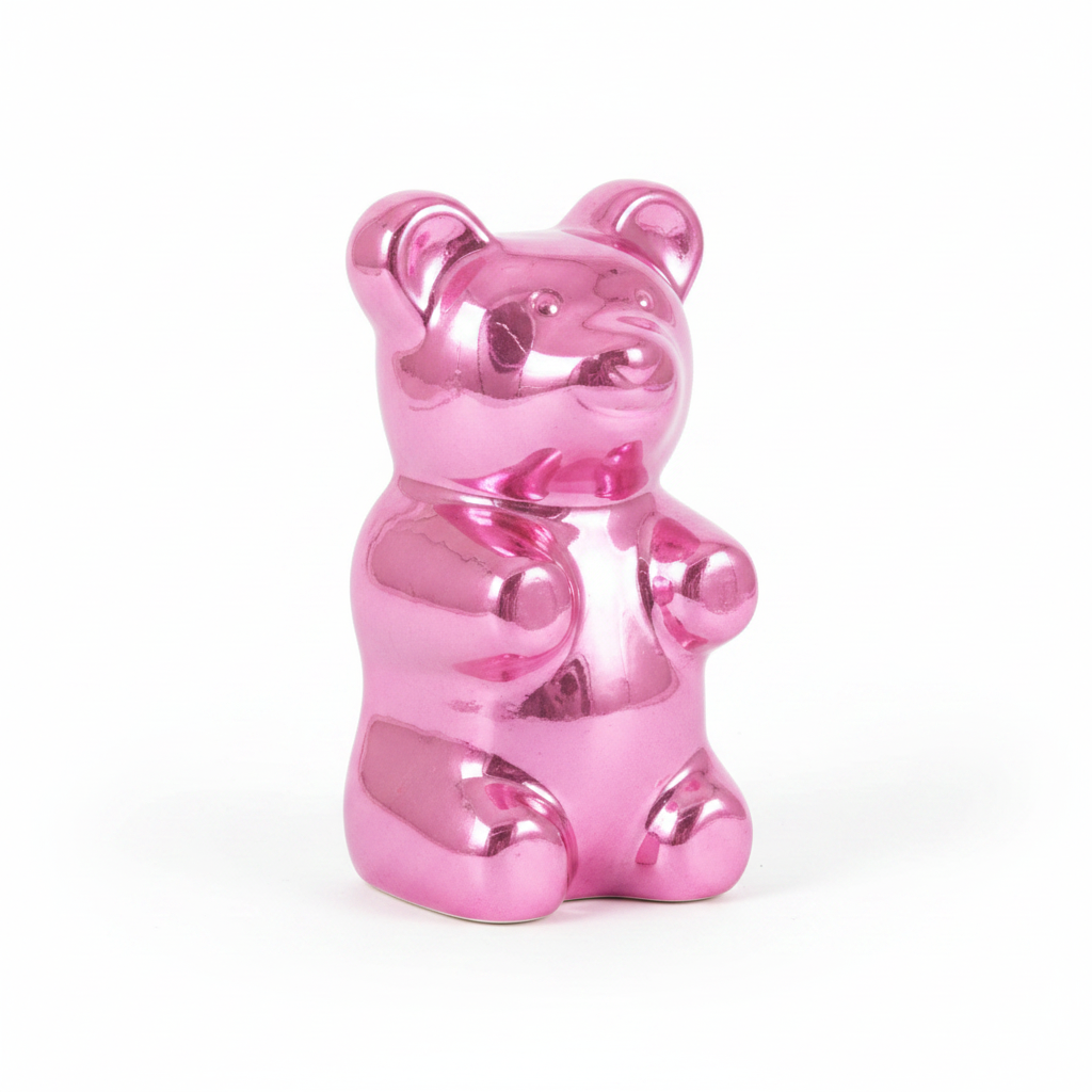 Pink Ceramic Gummy Bear
